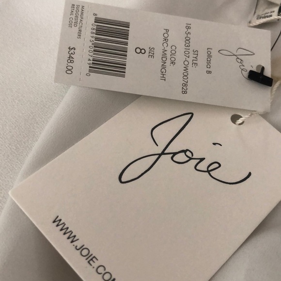 Joie Lollasa B Colorblock Jacket Black - White 8 - Picture 4 of 6